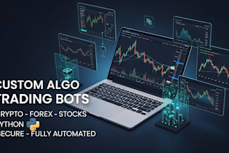 create a custom crypto quant trading bot with backtesting, live API trading