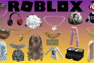 create custom roblox ugc accessories and wearable chain necklace hair hats cloth
