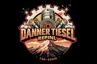 do motorsports logo design for your business or brand