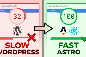 clone your slow wordpress or wix site to fast astro code