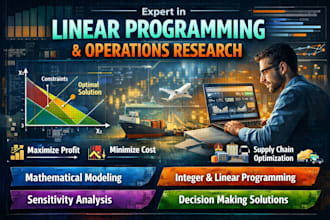 do linear programming and operations research using excel, lingo, python, cplex