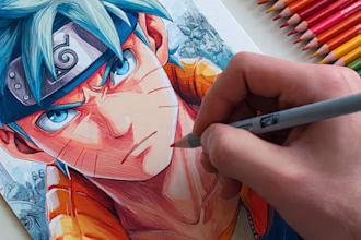 draw anime and manga illustrations