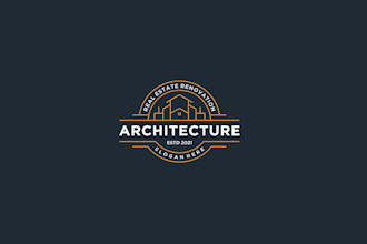 create professional and specially architecture logo design