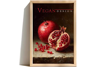 design vegan flyer poster catalog menu book cover design