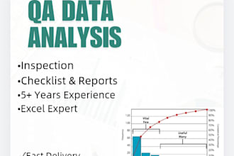 do QA data analysis and quality inspection reports