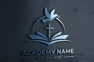 create a modern and religious stunning church logo design