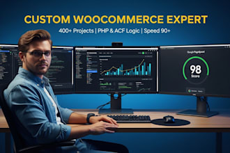 develop a custom woocommerce ecommerce website, online store