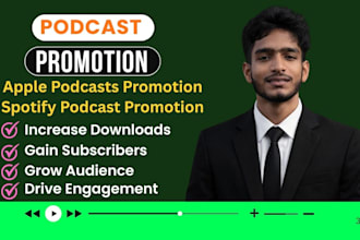 do promote your podcast on apple podcasts and spotify