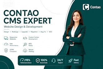 build contao website, upgrade or fix contao cms bug error issues, do contao seo