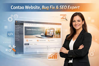 build contao website, upgrade or fix contao cms bug error issues, do contao seo