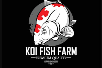 design original organic ocean farming logo for you