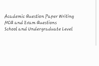 create question papers and mcqs for exams and practice tests