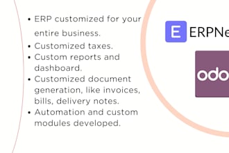erpnext development, odoo development, dolibarr development and integration