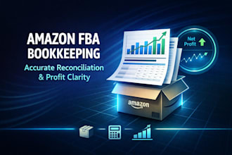 handle amazon bookkeeping, fba accounting and reconciliation