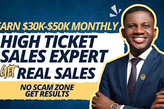 be sales closer sales representative high ticket sales closer online sales leads
