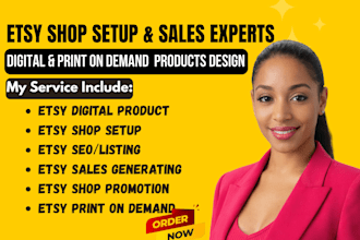 set up and optimize your etsy shop for sales