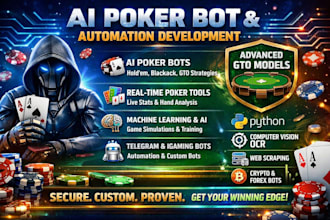 develop ai poker bots gto models and real time poker tools