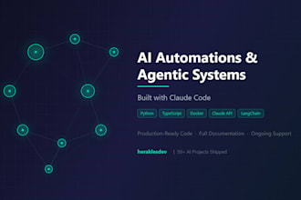 build ai automations and agentic systems using claude code