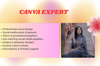 design professional canva templates social media posts