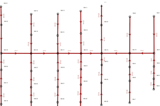 do hydraulic design, drawing for sewer network