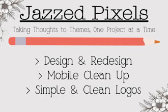 organize, beautify, and tidy a simple website