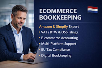 do ecommerce bookkeeping for dutch amazon and shopify sellers