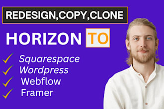 copy clone hostinger horizon website to wordpress wix squarespace shopify