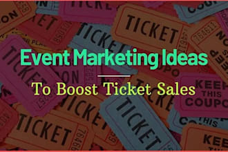 promote and market eventbrite, conference, webinar, events to increase attendees