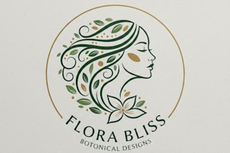 design a beautiful and professional woman logo for your brand