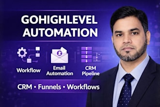 setup gohighlevel workflow automation and CRM funnels