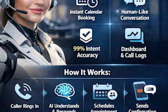 build an ai voice receptionist that answers calls and books appointments