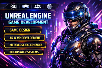 develop unreal engine game ar,VR metaverse experience