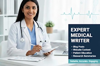 write SEO medical and healthcare blog posts