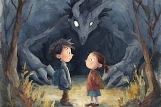 do a childrens book illustration