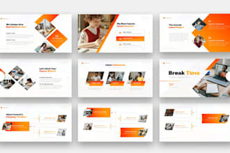 design professional webinar and training presentation slides, powerpoint design
