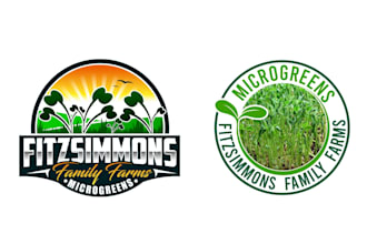 design luxury microgreen logo for your company