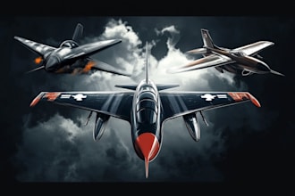 do high quality vintage fighter jet  with fastest delivery