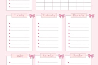 do custom digital planner template, calender, journal