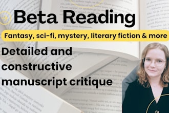 beta read your manuscript