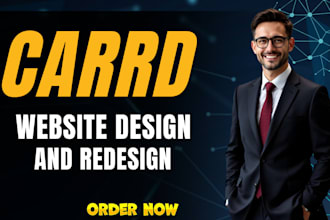 redesign carrd website design carrd landing page