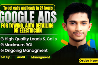set up and manage google ads campaigns for towing companies