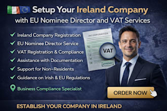 setup your ireland company with eu nominee director and vat services