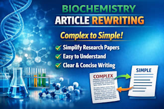 simplify complex biochemistry research articles