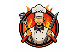 design modern restaurant, cafe and food business logo design