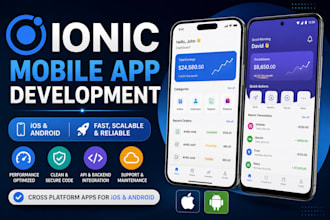 develop modern ios and android mobile apps using ionic