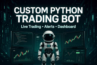 build a custom python trading bot for you