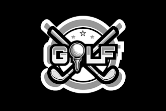 design high quality golf mascot logo with unlimited revision