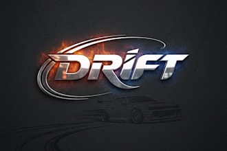 design a bold and dynamic drift logo