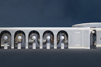 design your exhibition booth, stage, or commercial showroom
