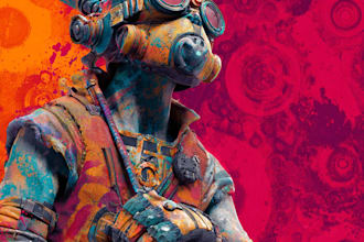 sci fi character illustration or sci fi character